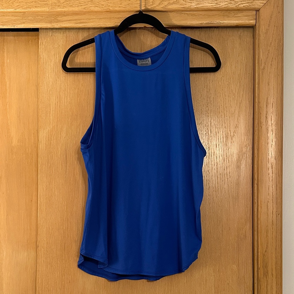 DYI Vibrant Blue Tank Top